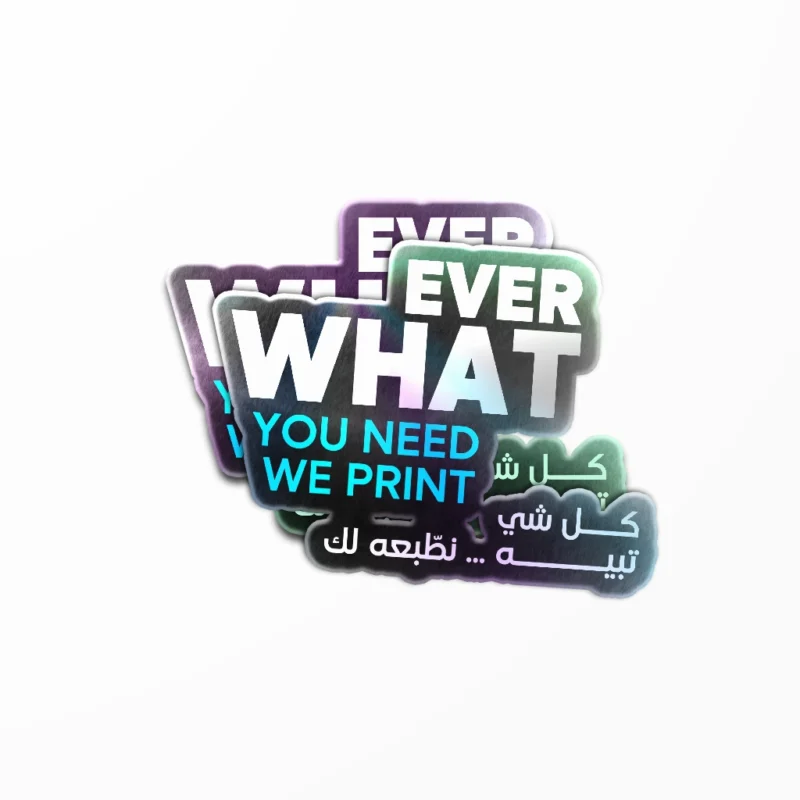 custom reflective stickers