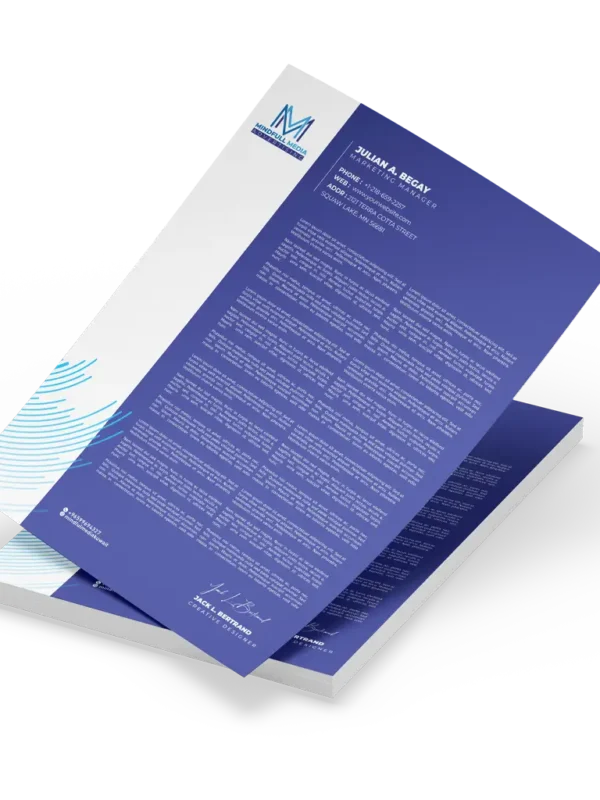 custom letterhead design