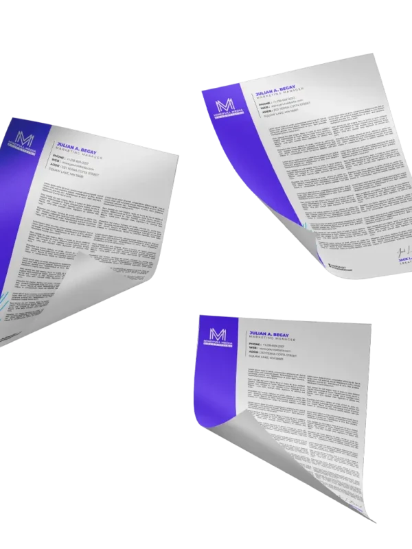 custom letterhead design