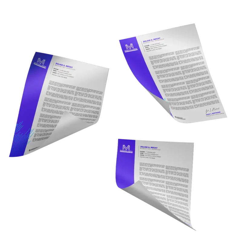 custom letterhead design