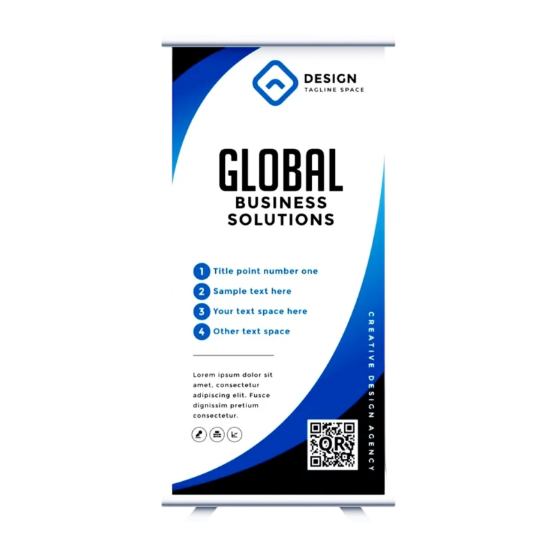 Roll up banner printing– Ready Aluminum Display Stands - Image 2